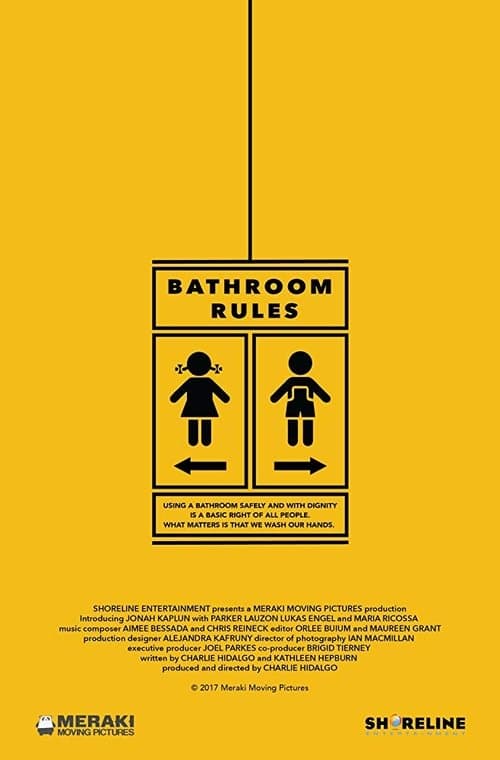 Bathroom Rules poster