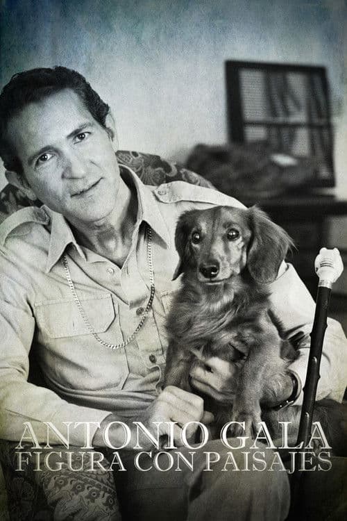 Antonio Gala: figura con paisajes poster