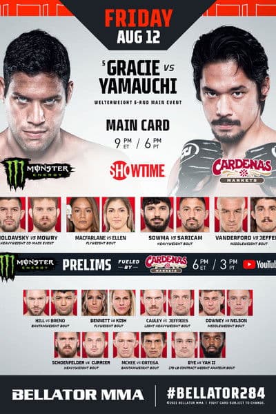 Bellator 284: Gracie vs. Yamauchi poster