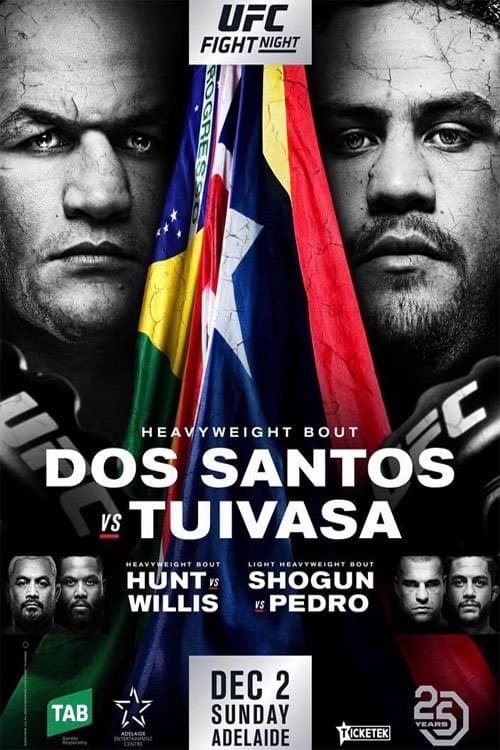 UFC Fight Night 142: dos Santos vs. Tuivasa poster
