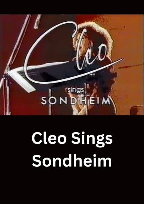 Cleo Sings Sondheim poster