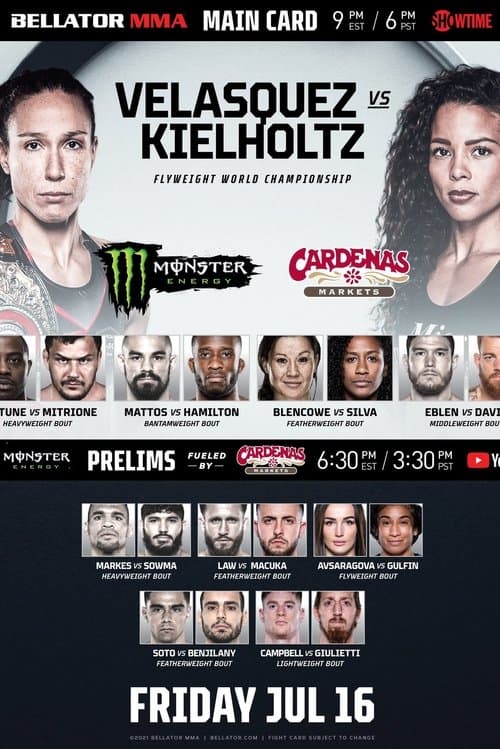 Bellator 262: Velasquez vs. Kielholtz poster