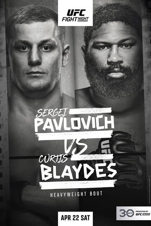 UFC Fight Night 222: Pavlovich vs. Blaydes poster