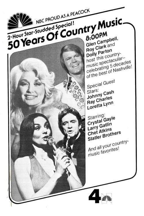 50 Years of Country Music poster
