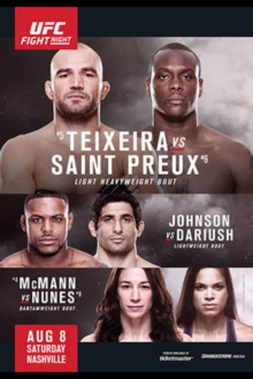 UFC Fight Night 73: Teixeira vs. Saint Preux poster