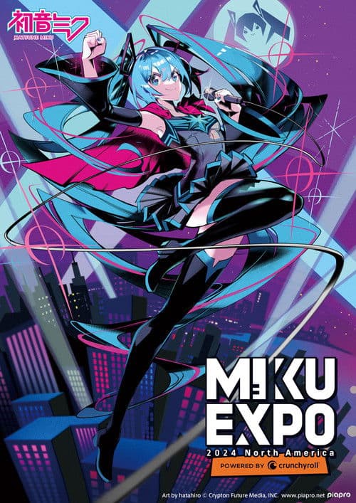 Hatsune Miku: Miku Expo 2024 North America poster