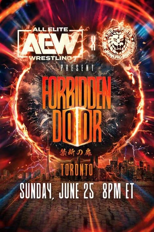 AEW x NJPW Present Forbidden Door 2023 poster