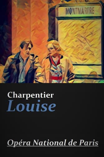 Louise - Opera National de Paris poster