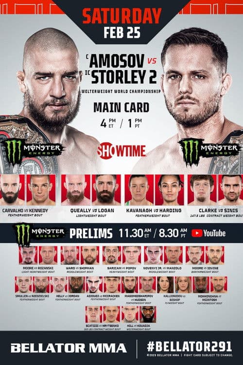 Bellator 291: Amosov vs. Storley 2 poster