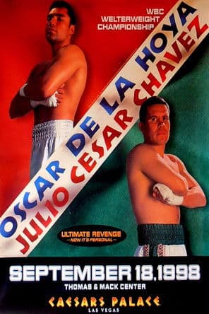 Oscar de la Hoya vs. Julio César Chávez II poster
