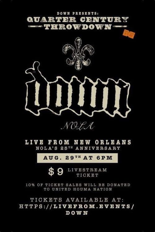 Down Presents: Quarter Century Throwdown Livestream poster