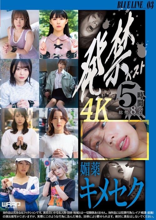 発禁ベスト　媚薬キメセク　BLUE LINE_03／茜（26） その他 7名 poster