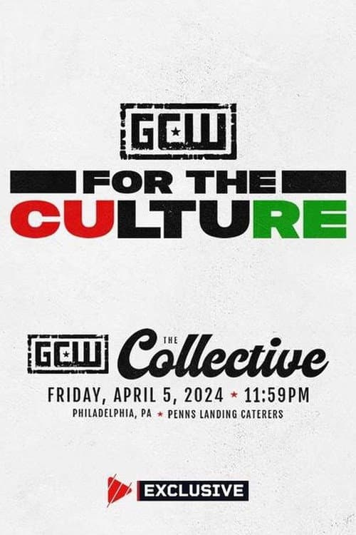 GCW For The Culture 5 poster