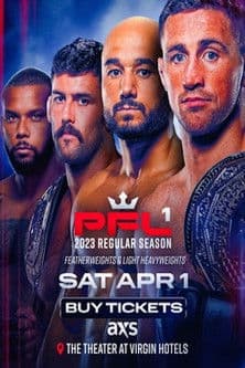PFL 2023 #1: Regular Season - Loughnane vs. Moraes poster