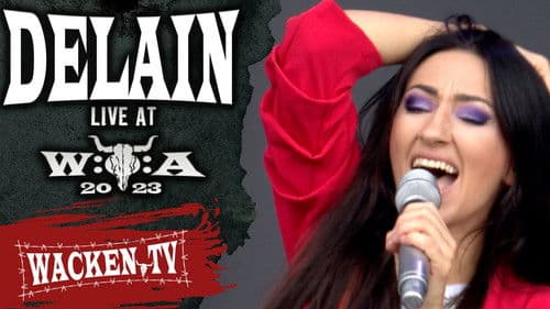 Delain Live At Wacken 2023 poster
