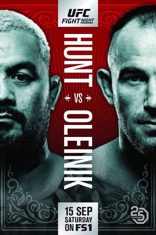 UFC Fight Night 136: Hunt vs. Oleinik poster