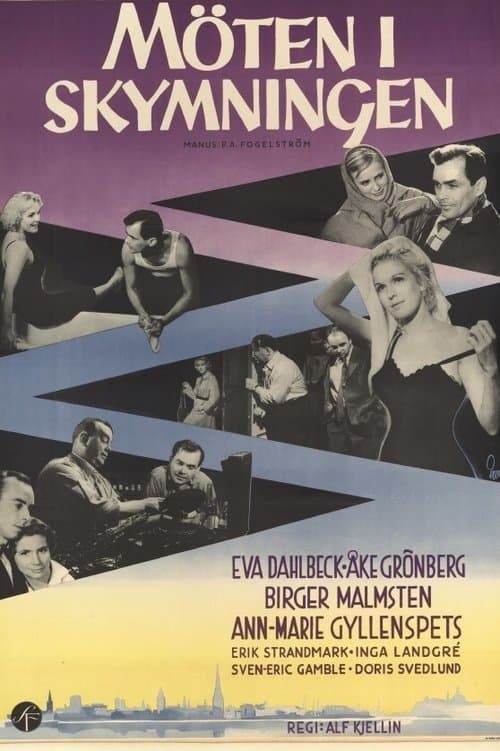 Möten i skymningen poster