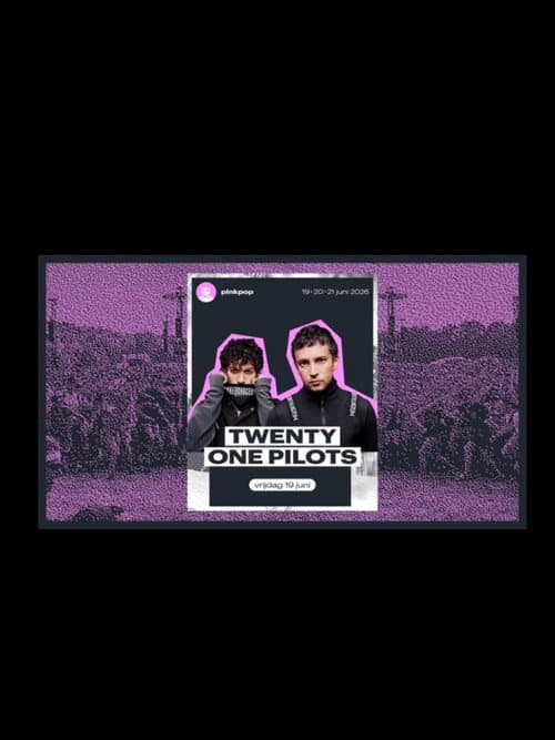 Twenty One Pilots live at Pinkpop 2026 poster