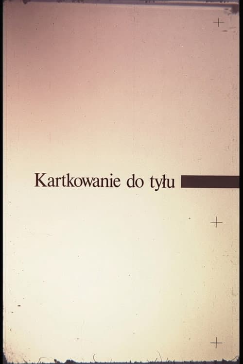 Kartkowanie do tyłu poster