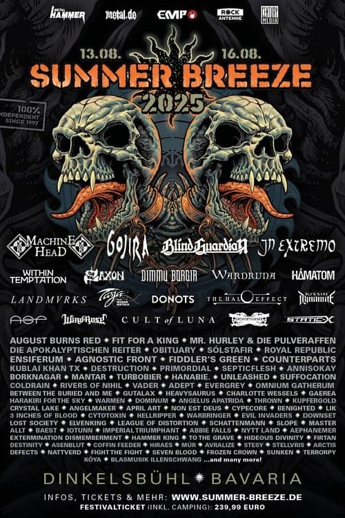 In Extremo: Live at Summer Breeze 2025 poster
