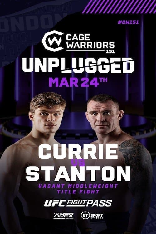 Cage Warriors 151: Unplugged poster