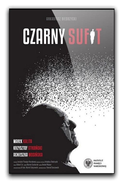 Czarny sufit poster