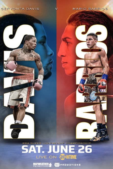 Gervonta Davis vs. Mario Barrios poster