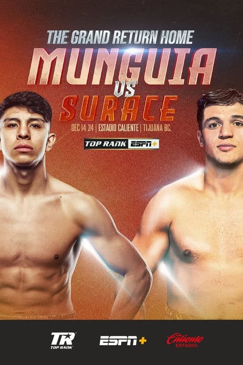 Jaime Munguia vs. Bruno Surace poster