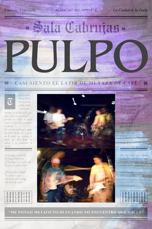 Pulpo - Live @ Sala Cabrujas poster