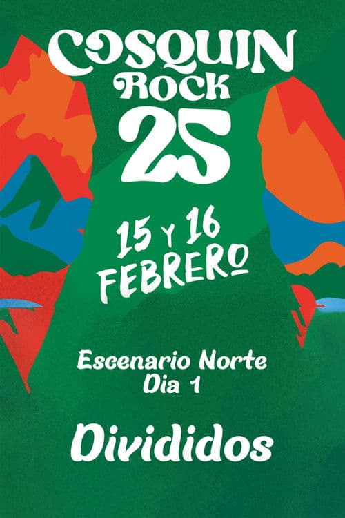 Divididos - Cosquín Rock 2025 poster