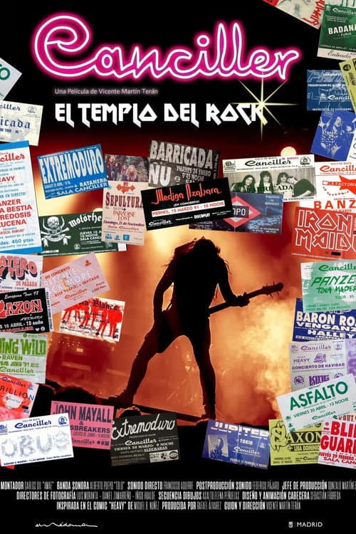 Canciller, el templo del rock poster