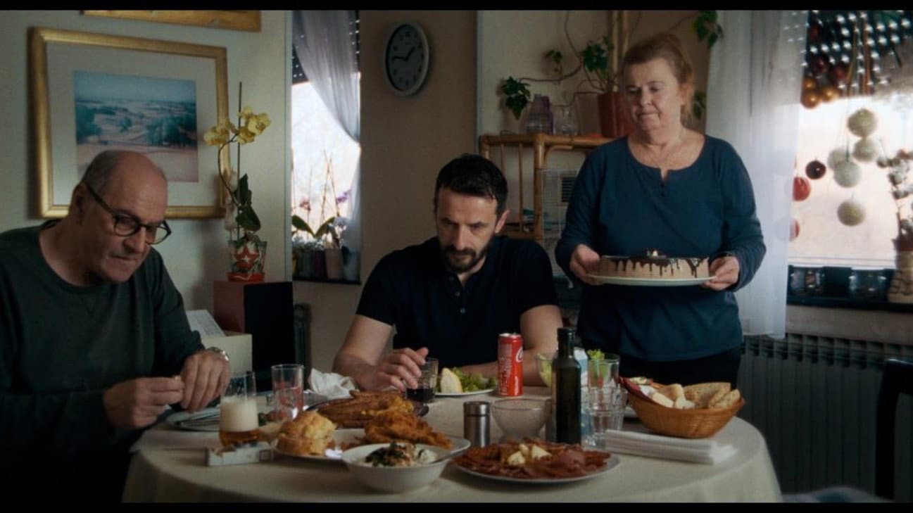 At the table