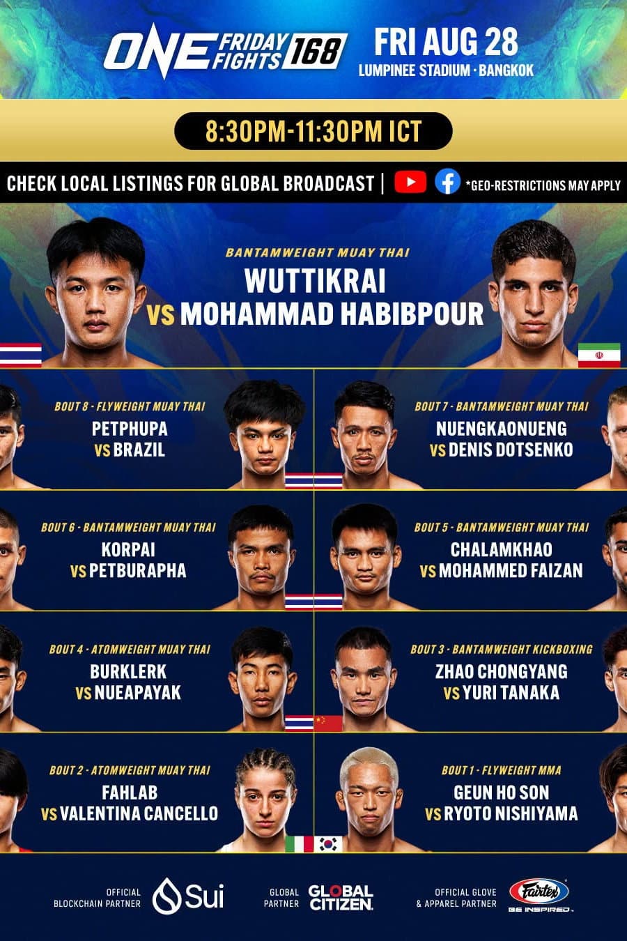 ONE Friday Fights 168: Wuttikrai vs. Habibpour