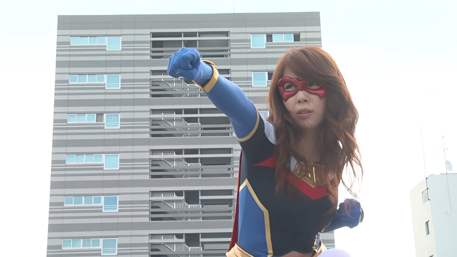 Superheroine Sophisticated in Spandex Suit Is Defeated by Villains (2013)