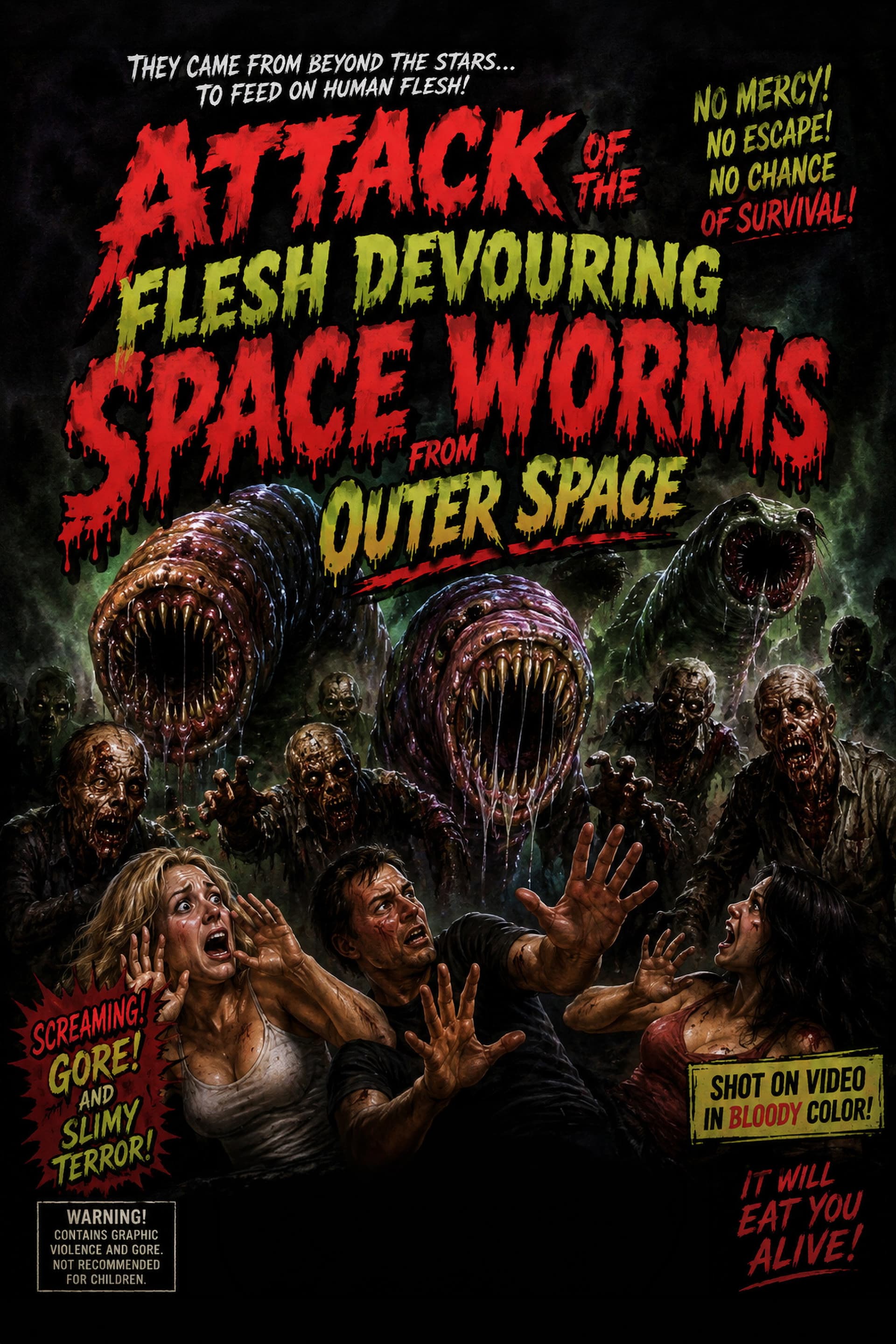 Attack of the Flesh Devouring Space Worms from Space