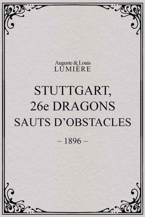 Stuttgart: 26th Dragoons Jumping Obstacles